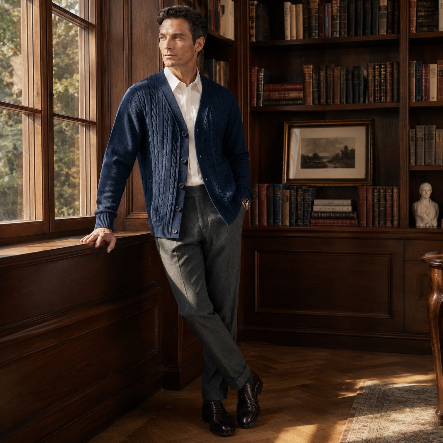 Monvaline | Men's Button Cardigan for Everyday Casual Wear