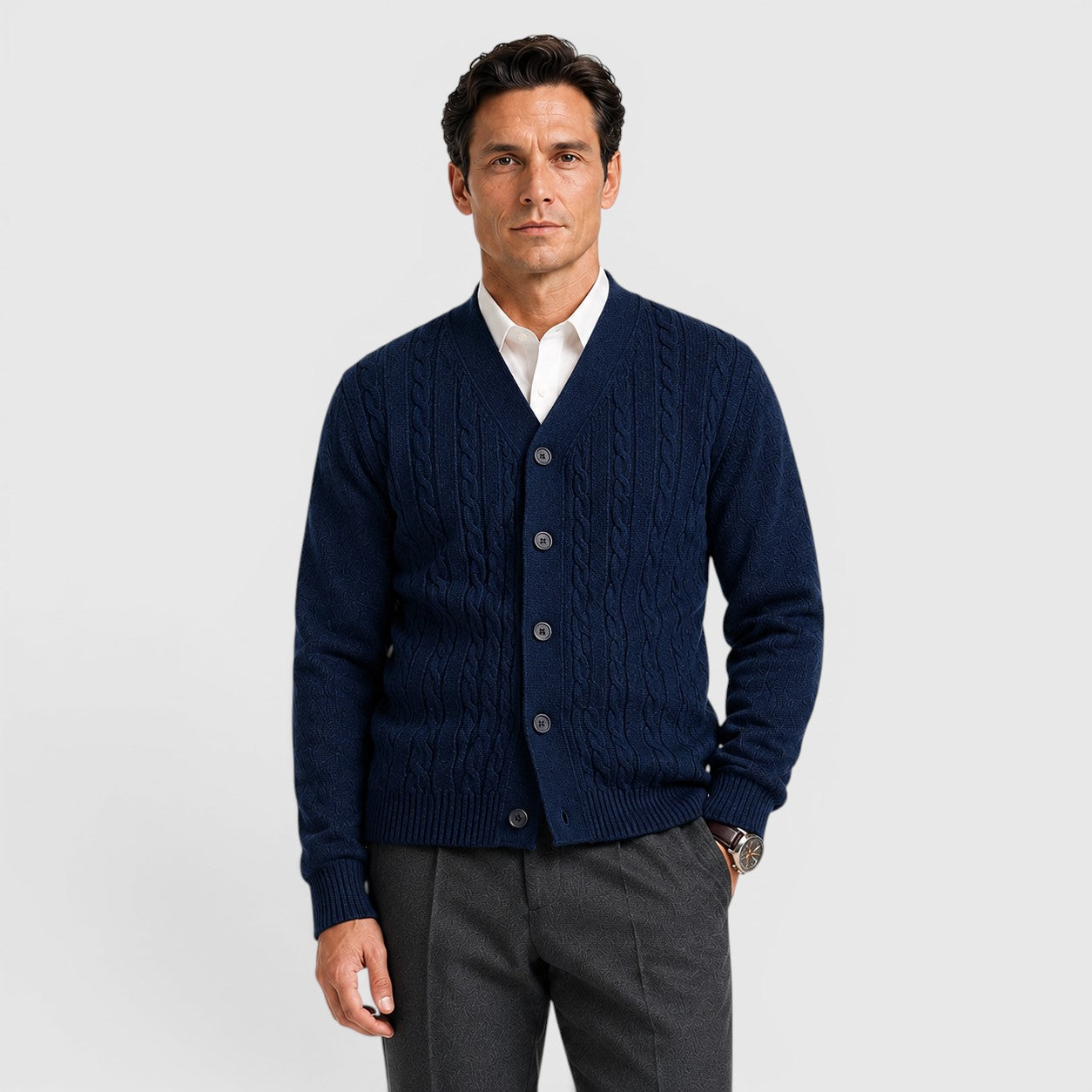 Monvaline | Men's Button Cardigan for Everyday Casual Wear