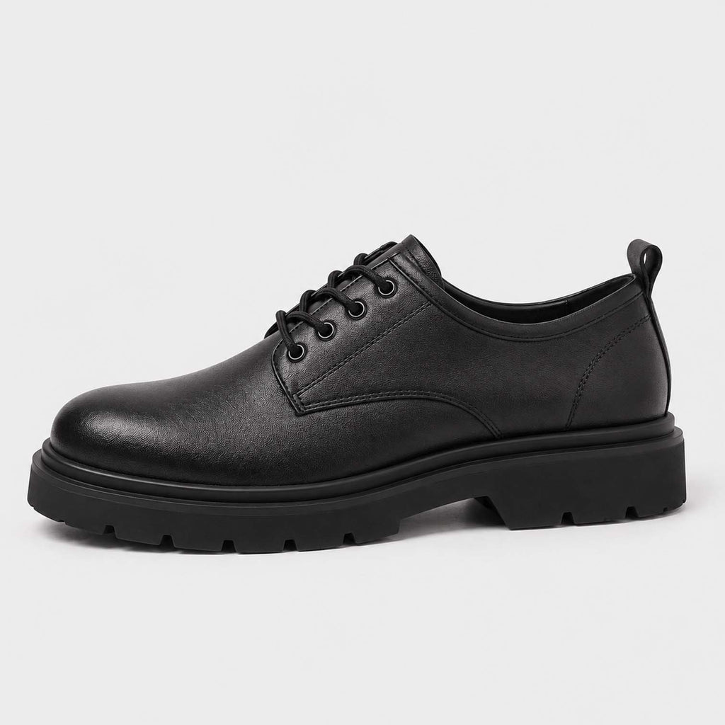 Monvaline | Men's Casual Derby Shoes with Chunky Sole