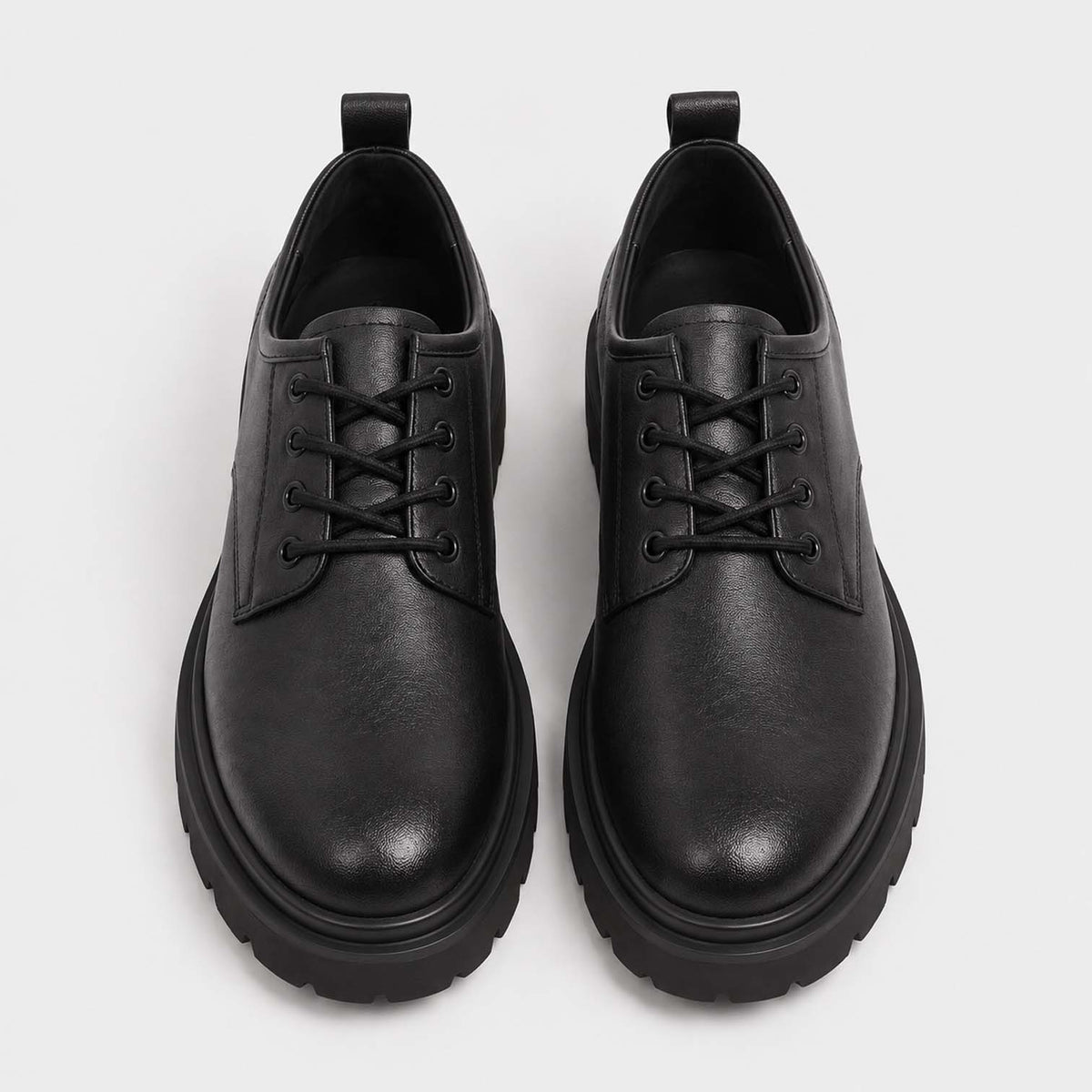 Monvaline | Men's Casual Derby Shoes with Chunky Sole