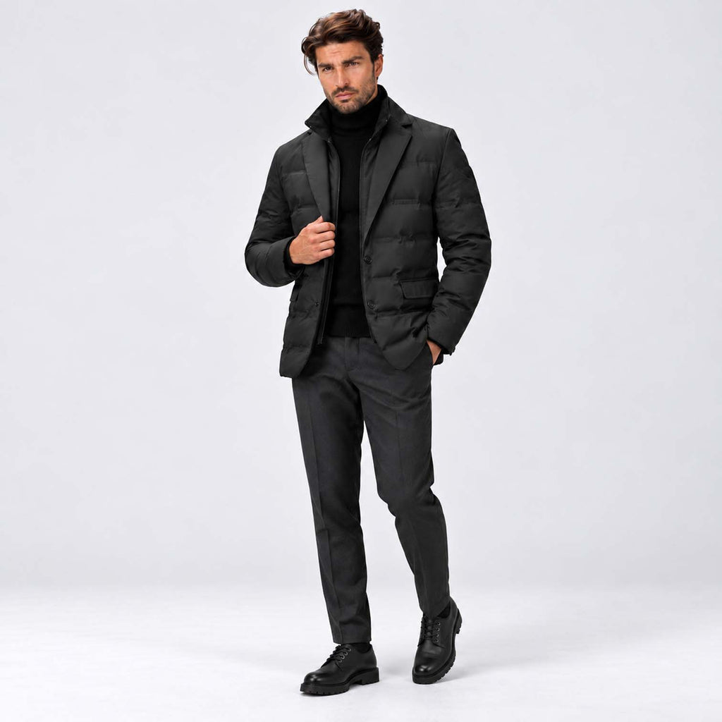Monvaline | Men's Casual Derby Shoes with Chunky Sole