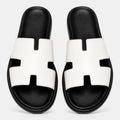 Monvaline | Men's PU Leather Flip-Flop Sandals Comfort Casual Summer Slides