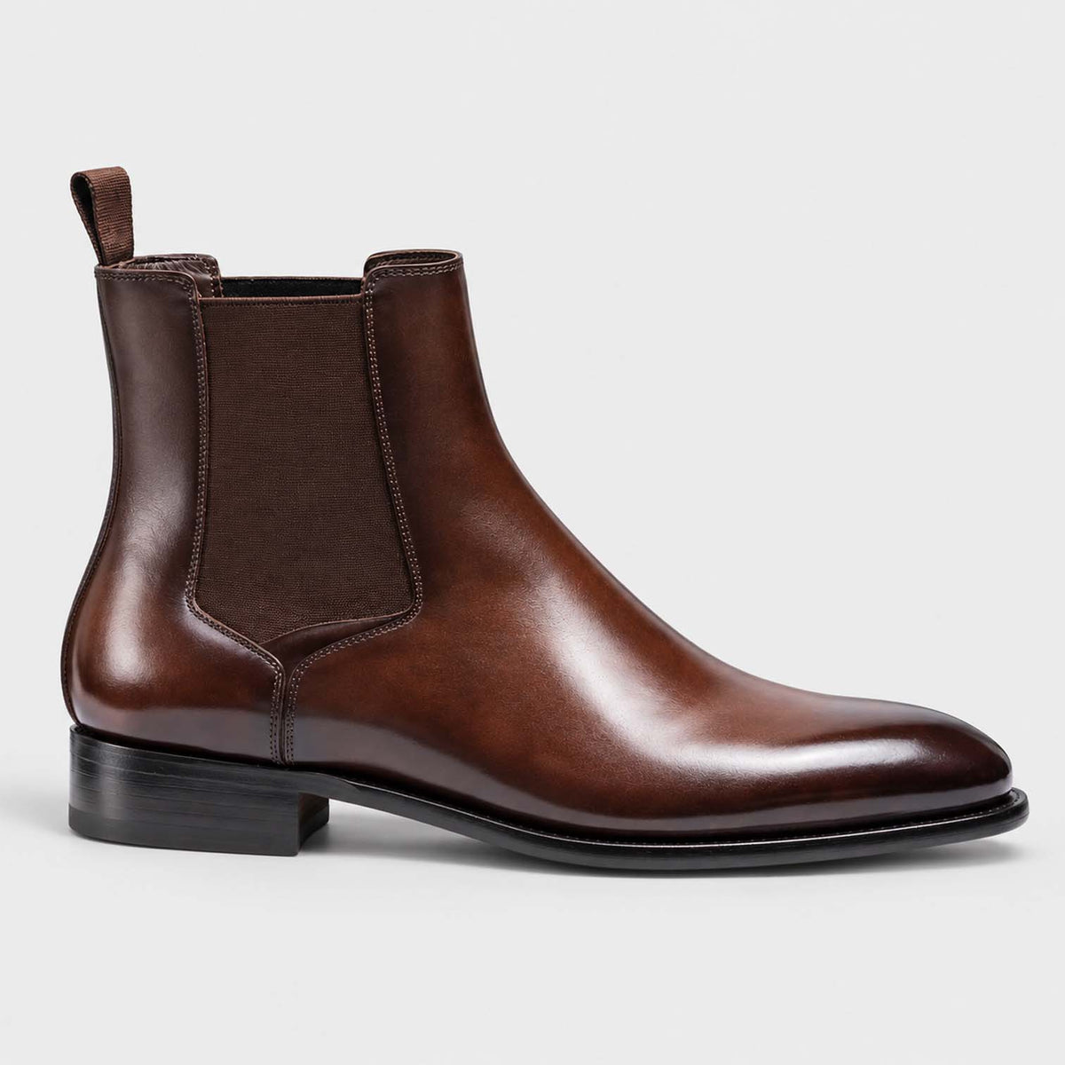Monvaline | Men's Faux Leather Chelsea Boots Classic Slip-On
