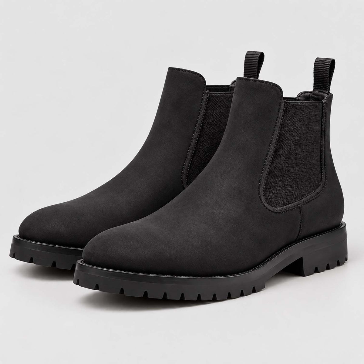 Monvaline | Men's Chelsea Boots – Slip-On Leather, All-Day Comfort