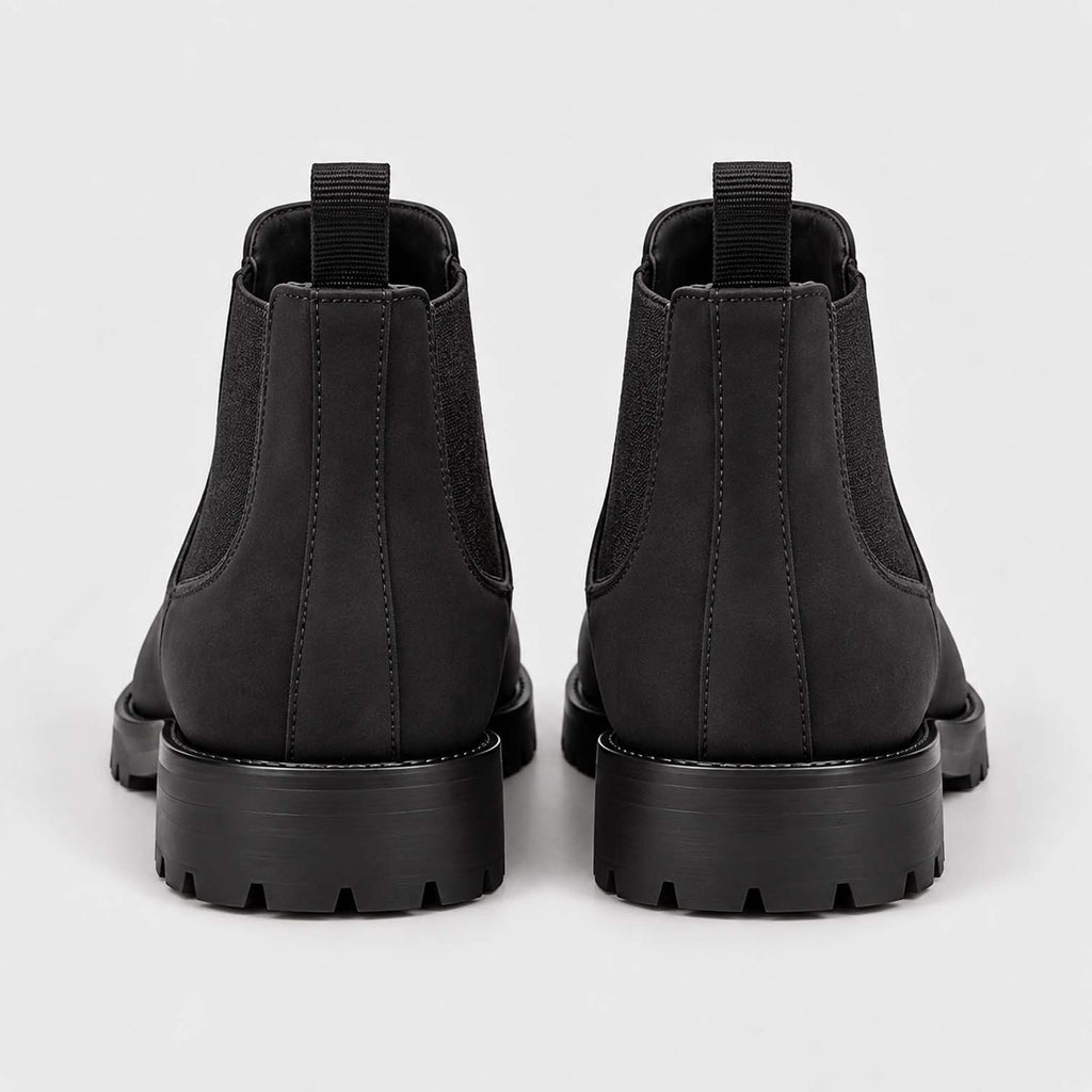 Monvaline | Men's Chelsea Boots – Slip-On Leather, All-Day Comfort