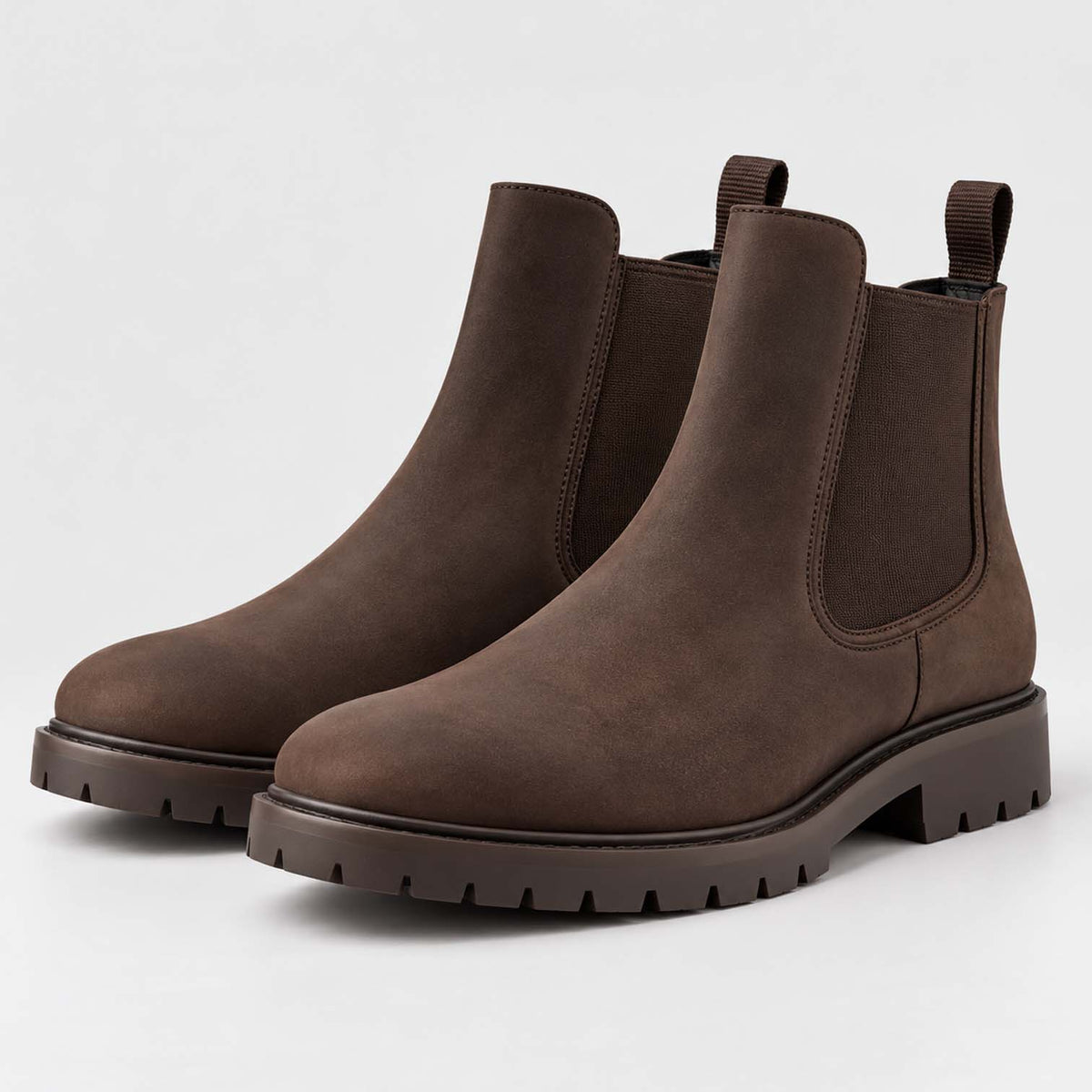 Monvaline | Men's Chelsea Boots – Slip-On Leather, All-Day Comfort