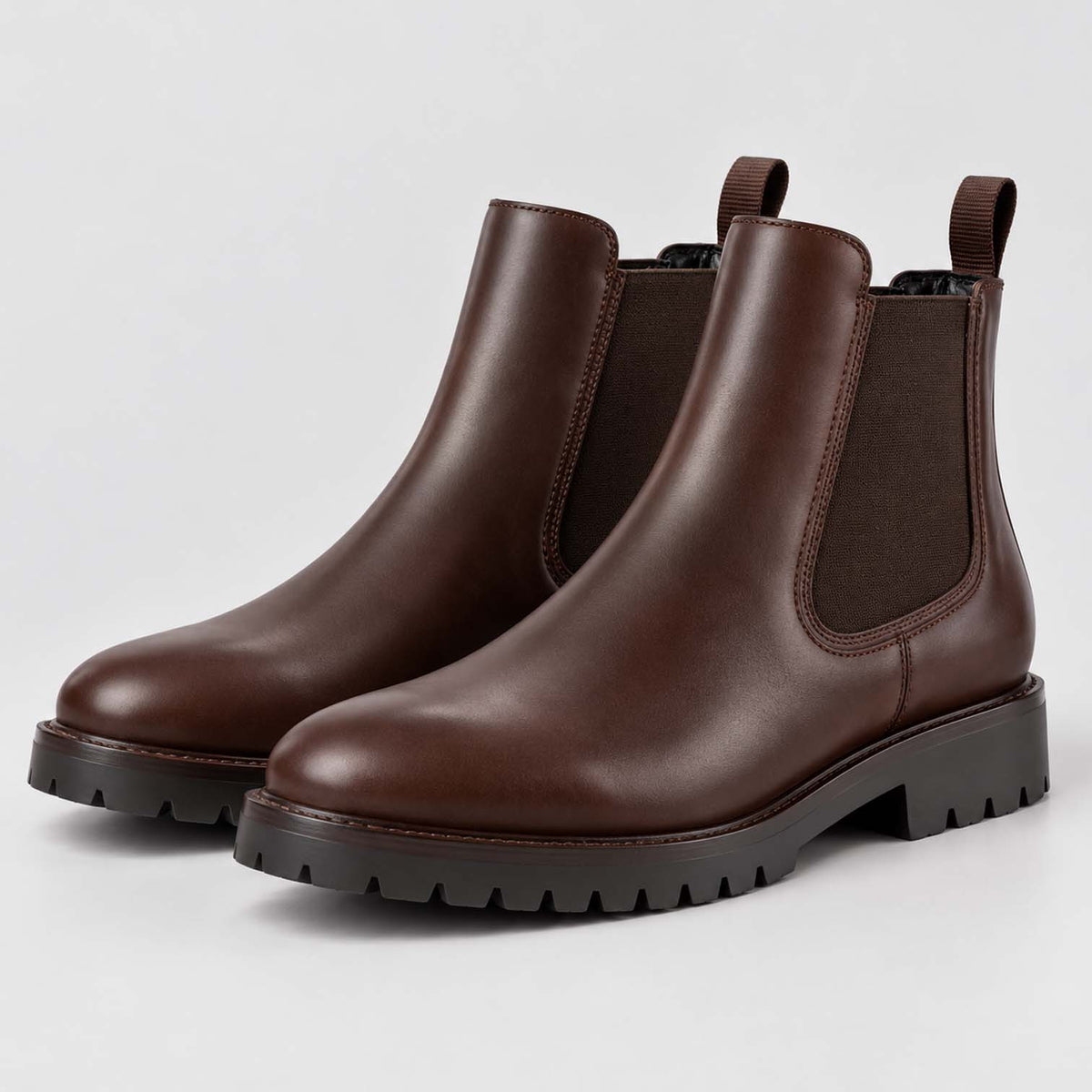 Monvaline | Men's Chelsea Boots – Slip-On Leather, All-Day Comfort