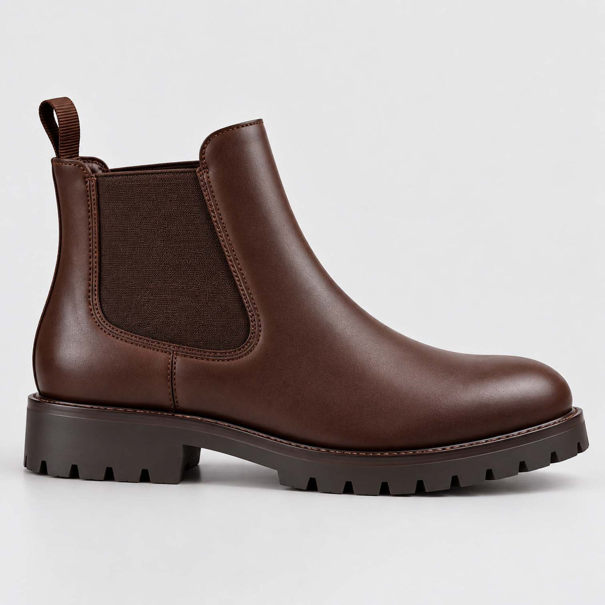 Monvaline | Men's Chelsea Boots – Slip-On Leather, All-Day Comfort