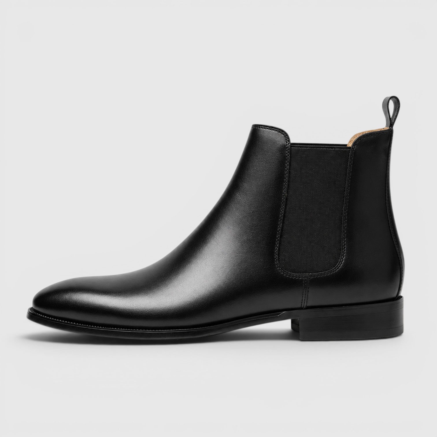 Monvaline | Men's Classic Leather Chelsea Boots for Business Casual