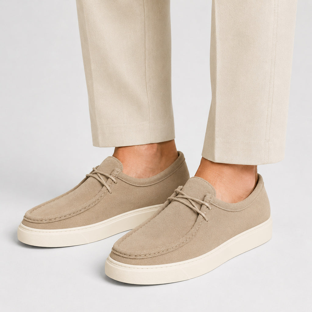 Monvaline | Men's Classic Suede Loafers Comfortable Everyday Shoes