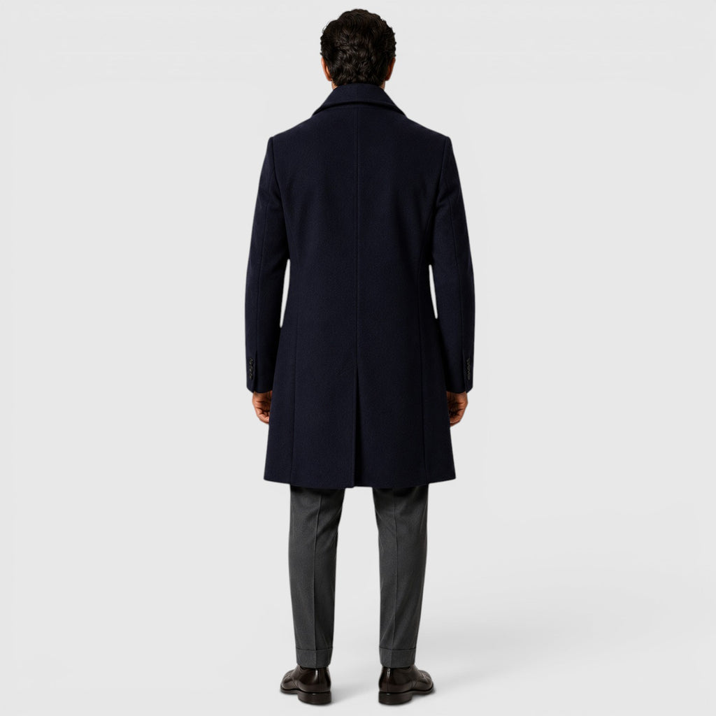 Monvaline | Men's Classic Trench Coat for Smart Casual Style