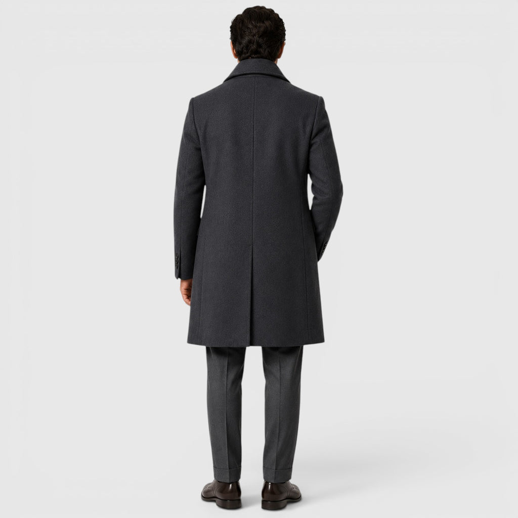 Monvaline | Men's Classic Trench Coat for Smart Casual Style