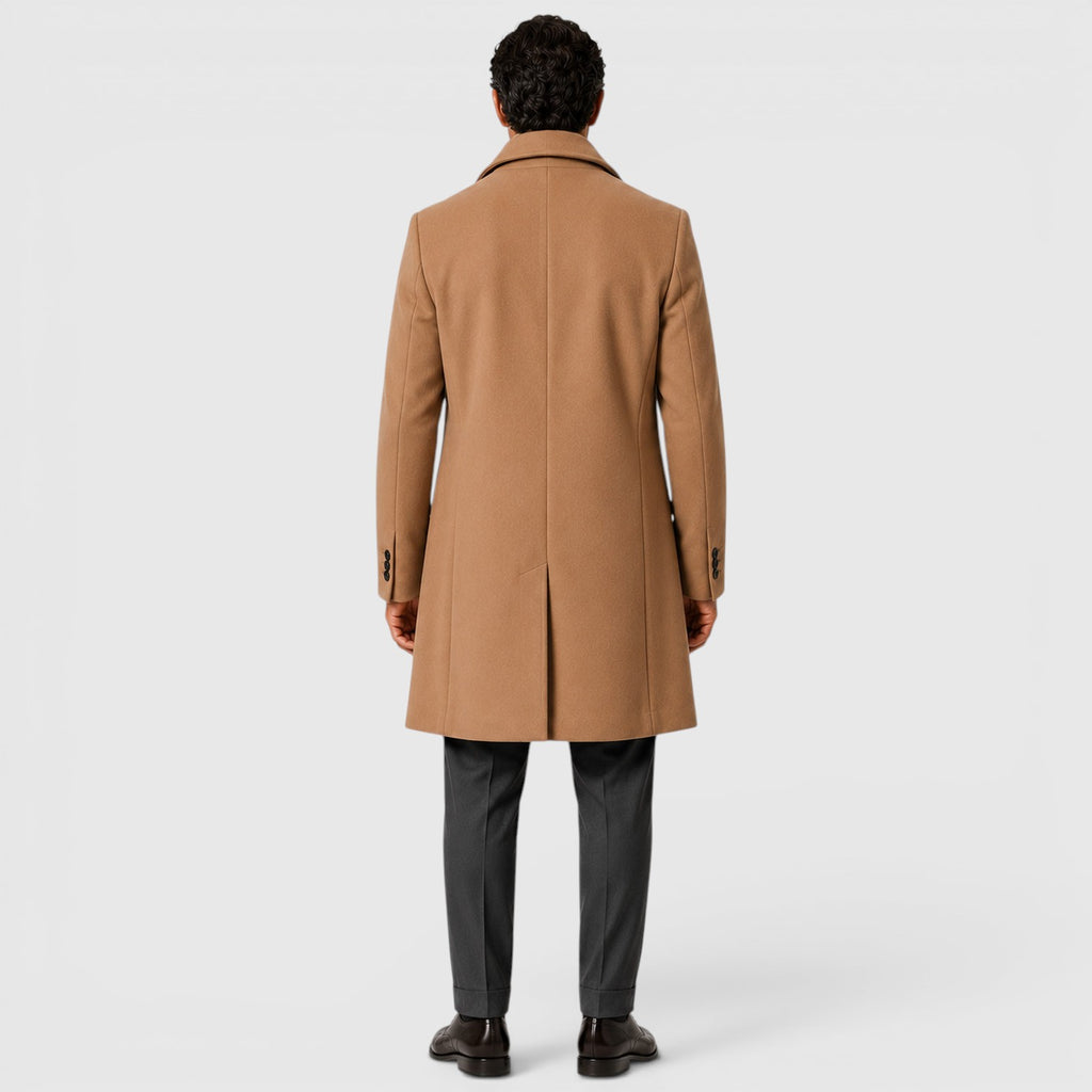Monvaline | Men's Classic Trench Coat for Smart Casual Style