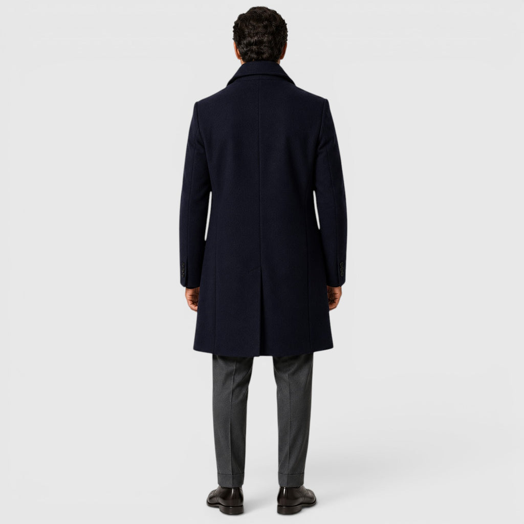 Monvaline | Men's Classic Trench Coat for Smart Casual Style