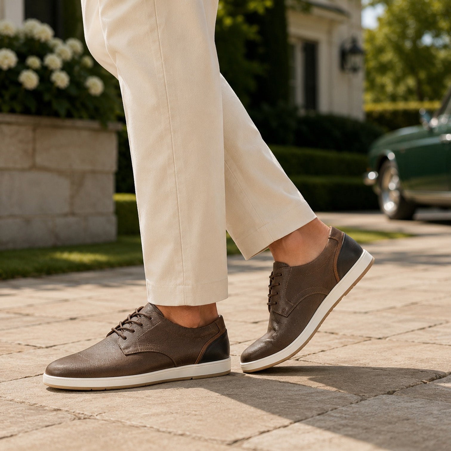 Monvaline | Men's Comfortable Casual Shoes for Walking and Everyday Wear