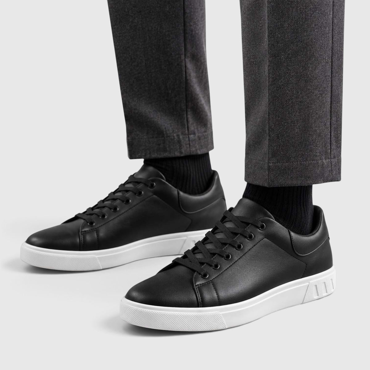 Monvaline | Men's Comfortable Everyday Sneakers - Classic Lace Up Low Top