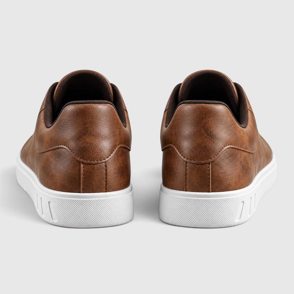 Monvaline | Men's Comfortable Everyday Sneakers - Classic Lace Up Low Top
