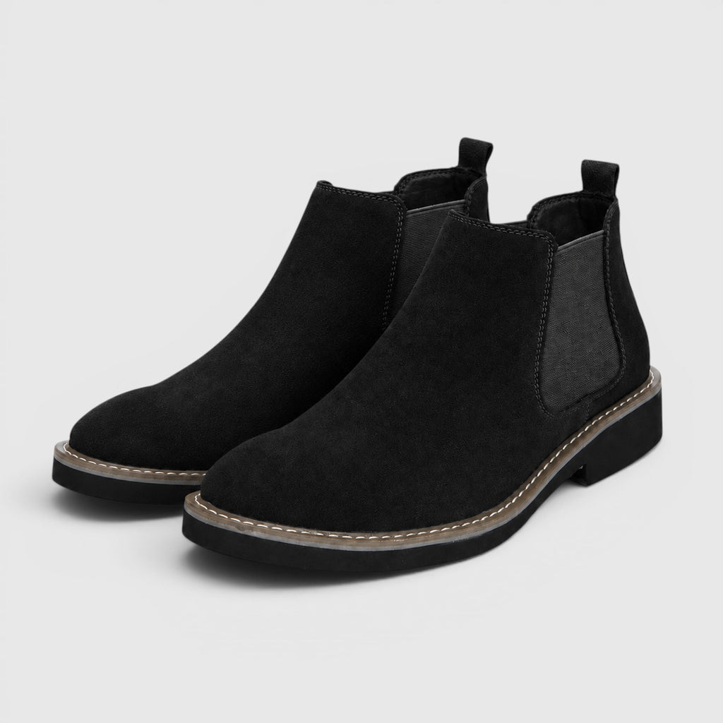 Monvaline | Men's Comfortable Genuine Leather Chelsea Boots
