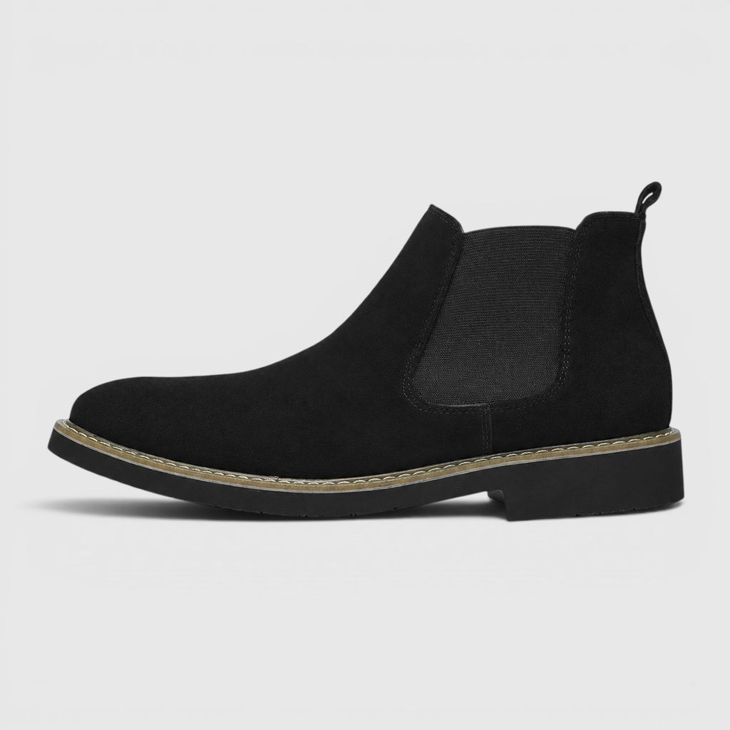 Monvaline | Men's Comfortable Genuine Leather Chelsea Boots