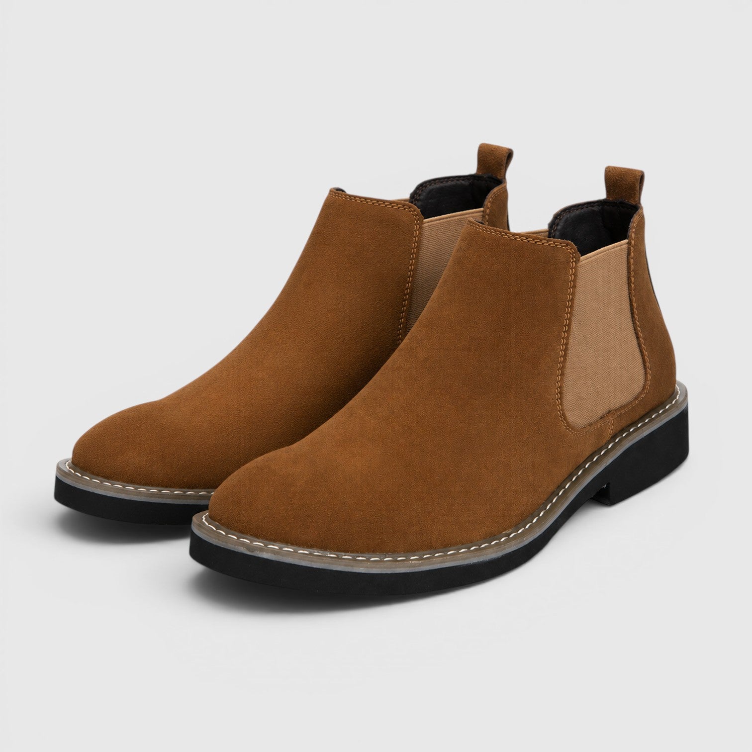 Monvaline | Men's Comfortable Genuine Leather Chelsea Boots
