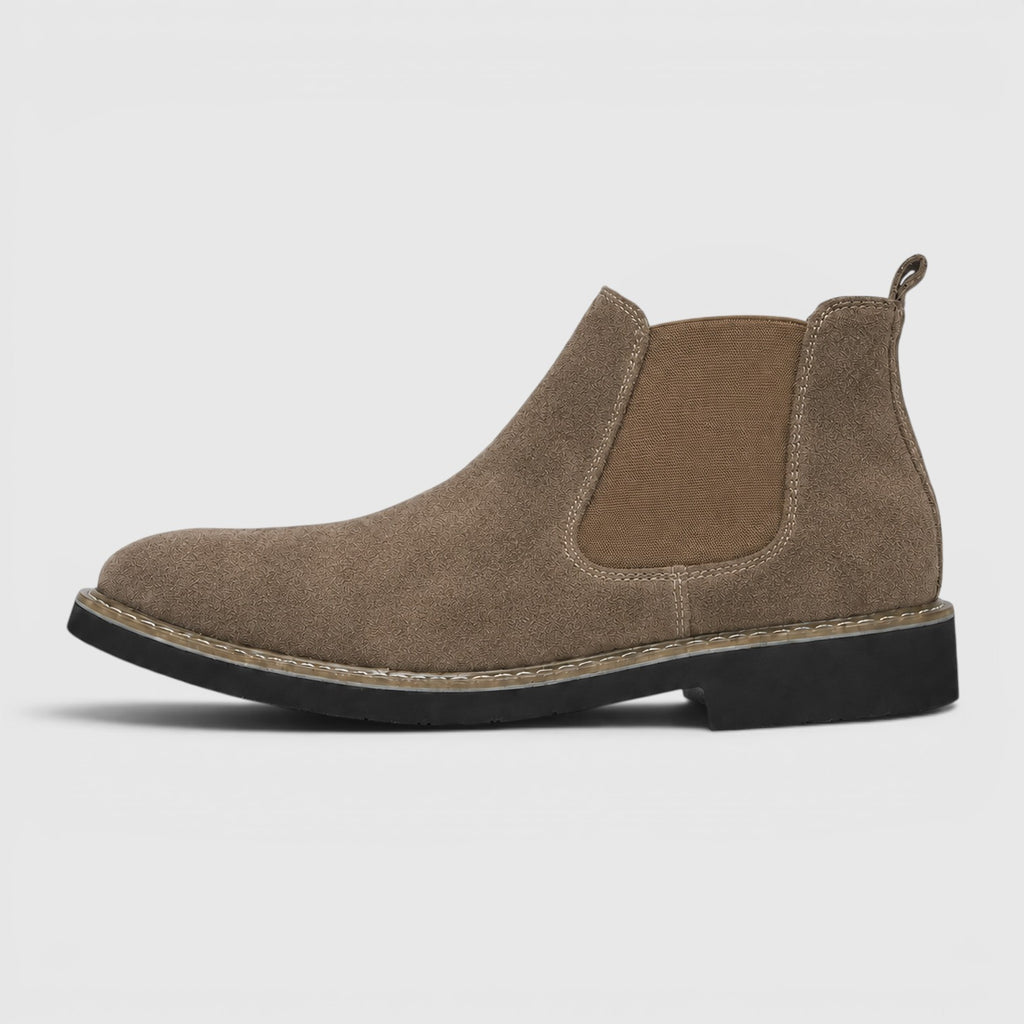 Monvaline | Men's Comfortable Genuine Leather Chelsea Boots