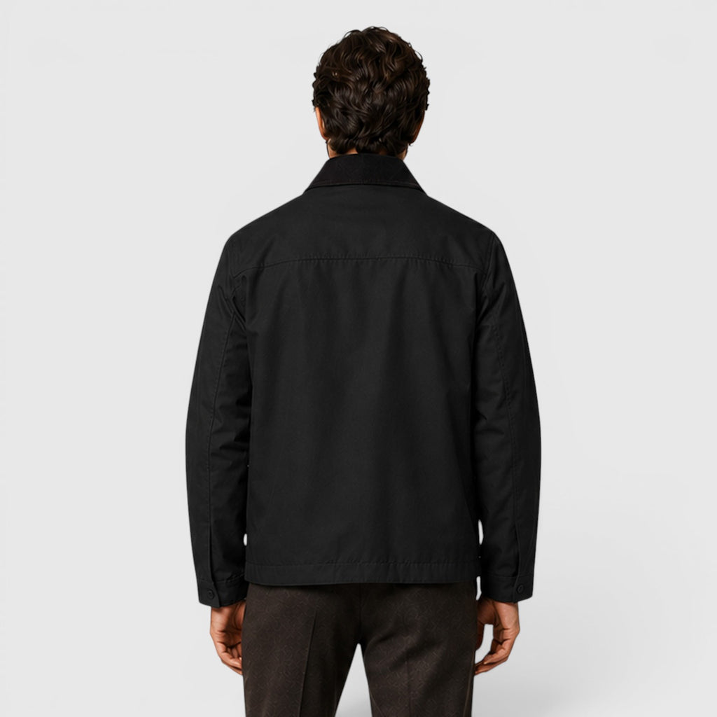 Monvaline | Men's Cotton Lightweight Jacket for Smart Casual Outerwear