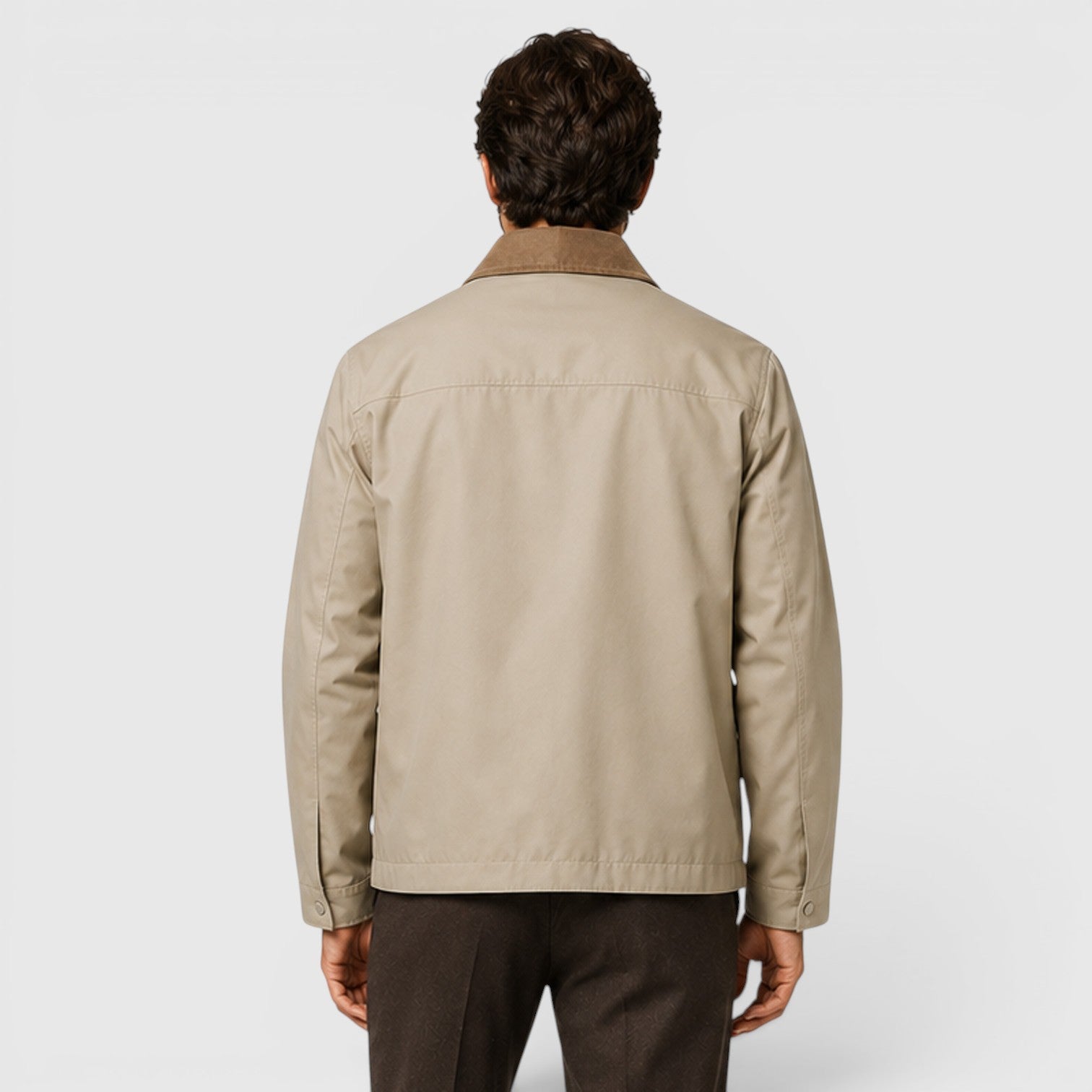 Monvaline | Men's Cotton Lightweight Jacket for Smart Casual Outerwear