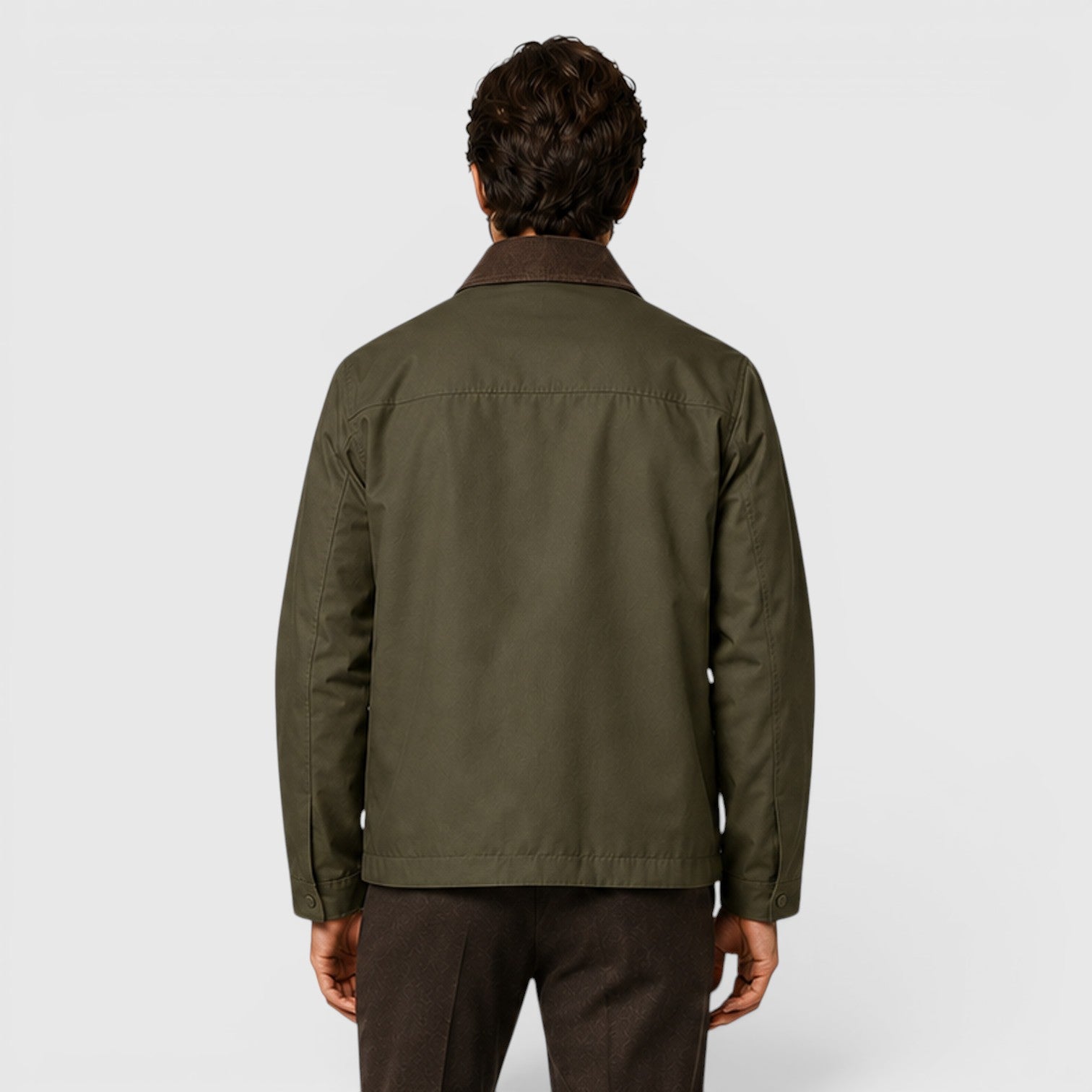 Monvaline | Men's Cotton Lightweight Jacket for Smart Casual Outerwear