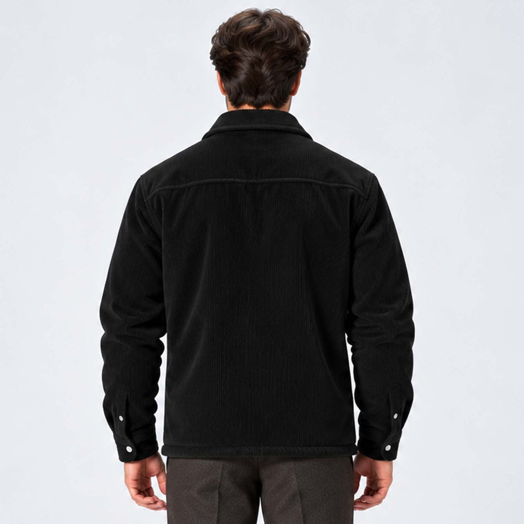 Monvaline | Men's Fleece-Lined Jacket for Cold Weather