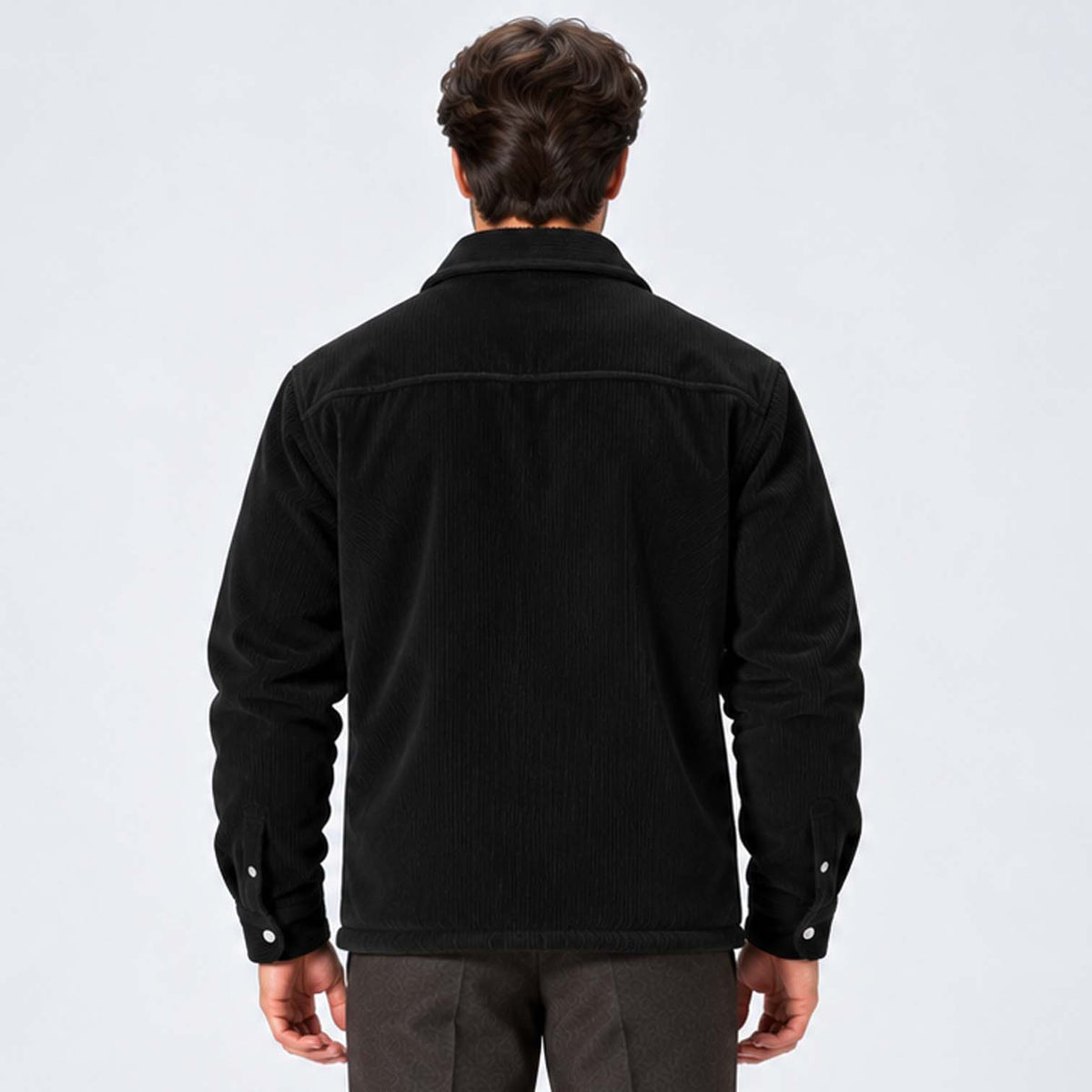 Monvaline | Men's Fleece-Lined Jacket for Cold Weather