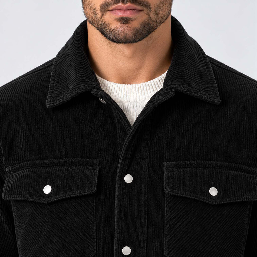 Monvaline | Men's Fleece-Lined Jacket for Cold Weather
