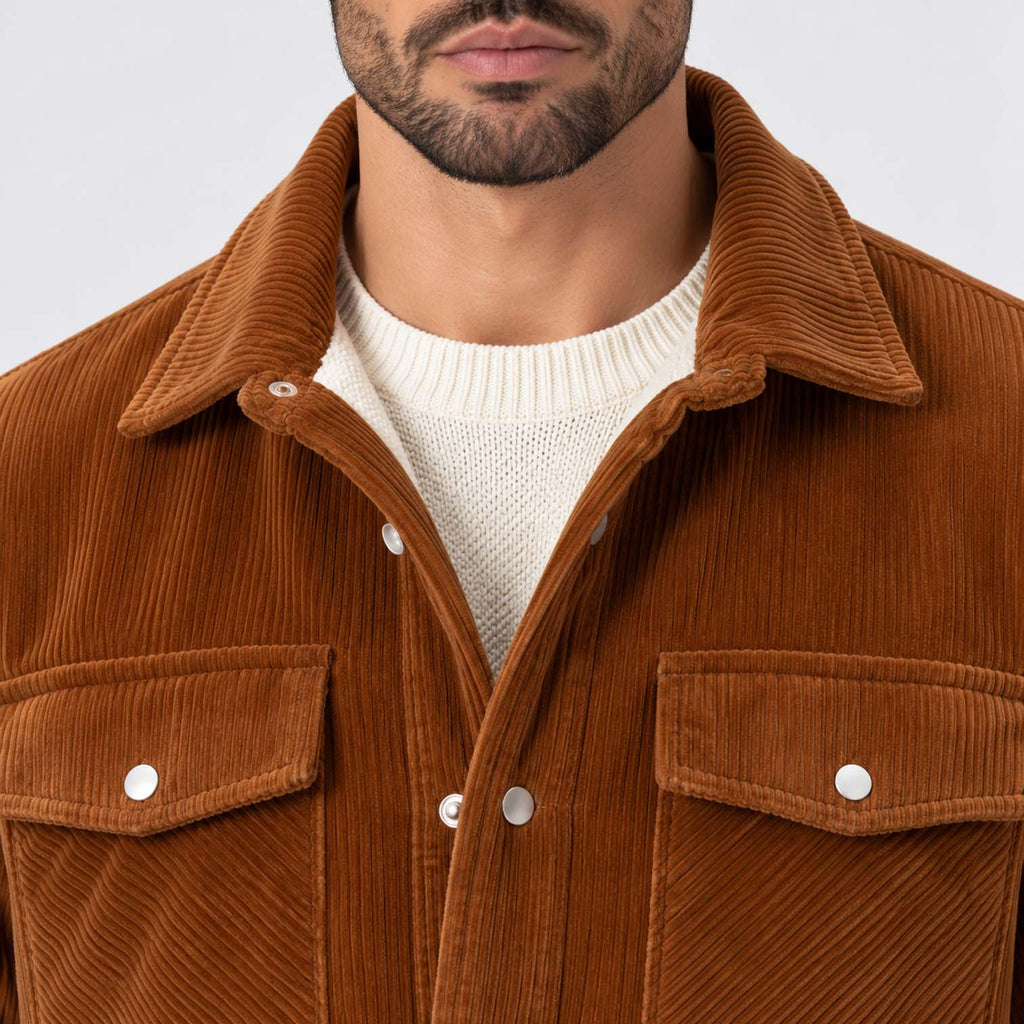 Monvaline | Men's Fleece-Lined Jacket for Cold Weather