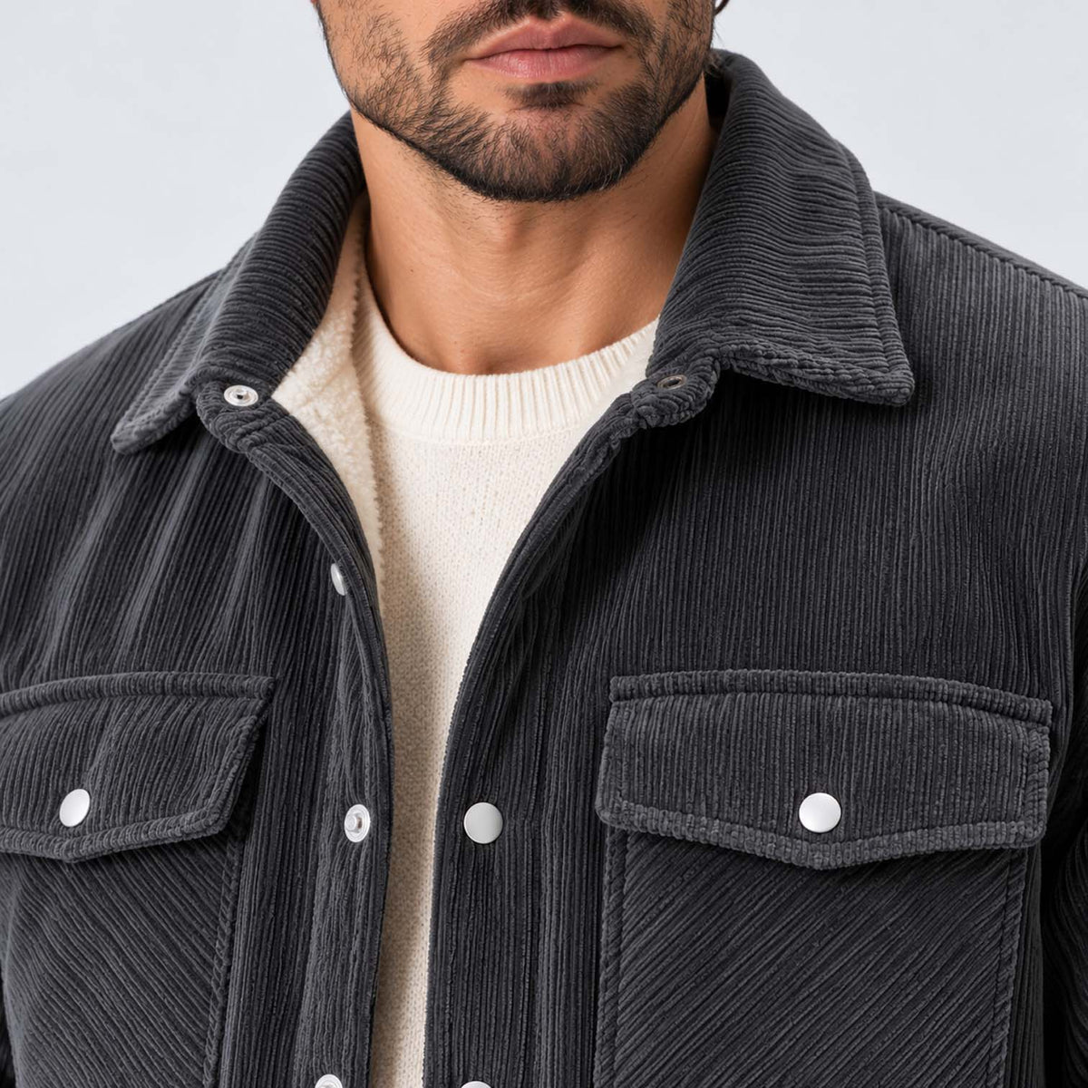Monvaline | Men's Fleece-Lined Jacket for Cold Weather
