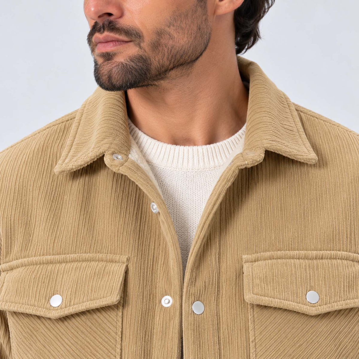 Monvaline | Men's Fleece-Lined Jacket for Cold Weather