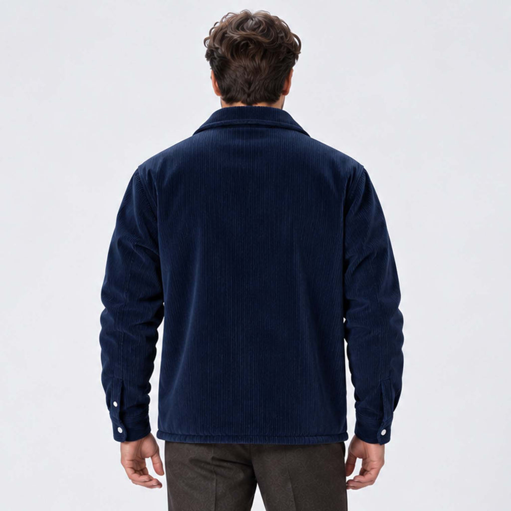 Monvaline | Men's Fleece-Lined Jacket for Cold Weather