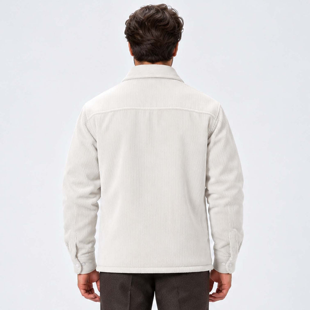 Monvaline | Men's Fleece-Lined Jacket for Cold Weather