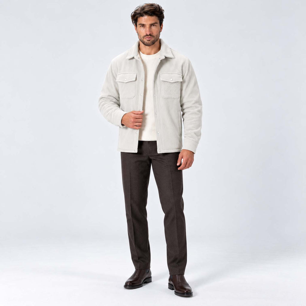 Monvaline | Men's Fleece-Lined Jacket for Cold Weather