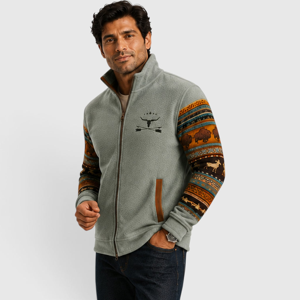 Monvaline | Men's Fleece Zip-Up Vest – Warm Outdoor Layer