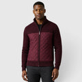 Monvaline | Men's Full Zip Hybrid Jacket with Quilted Insulation