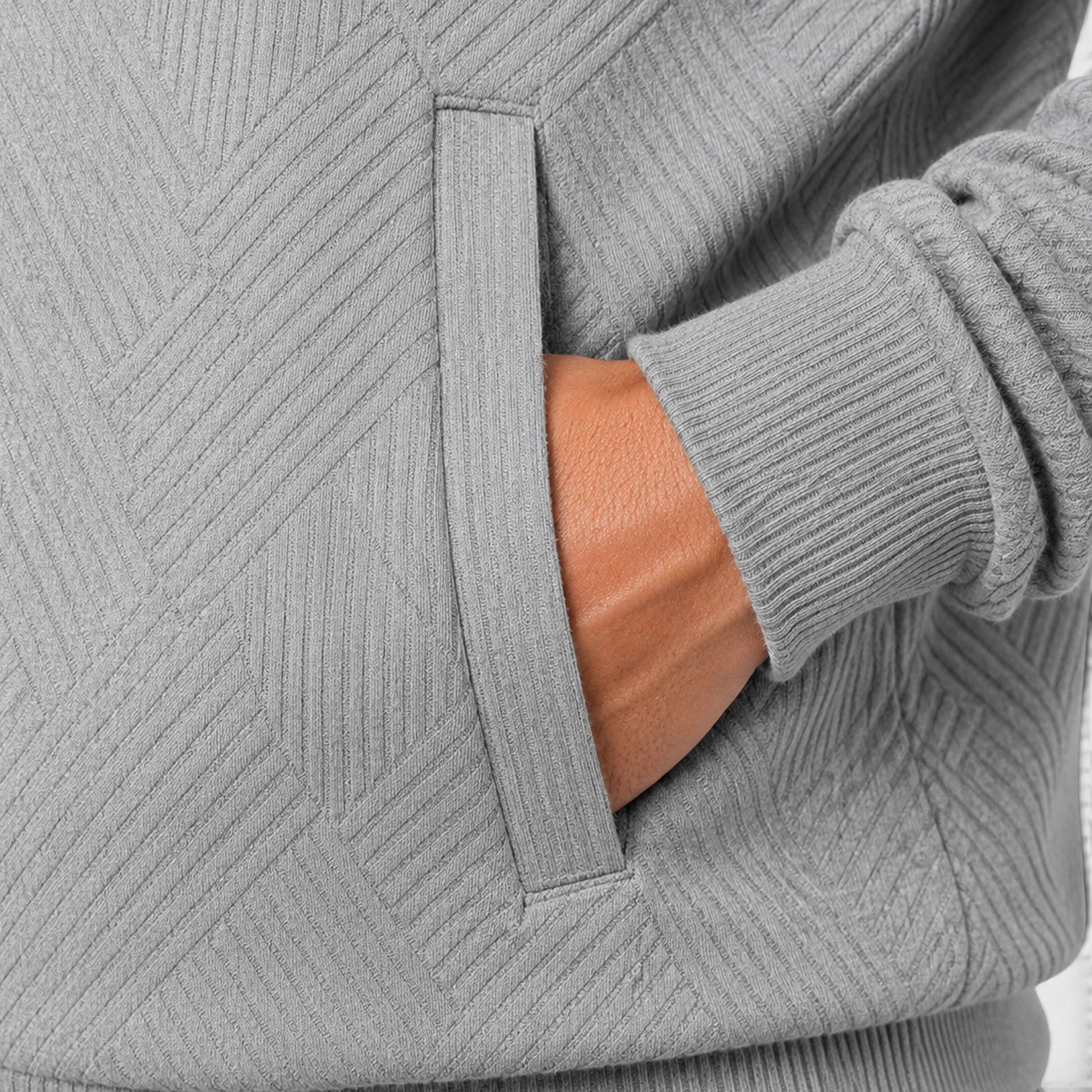 Monvaline | Men's Full Zip Textured Jacket Lightweight Autumn Style