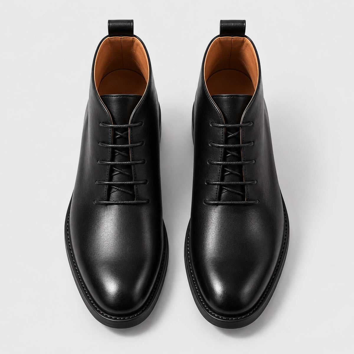 Monvaline | Men's Genuine Leather Ankle Boots - Stylish Hand-Finished Comfortable Footwear