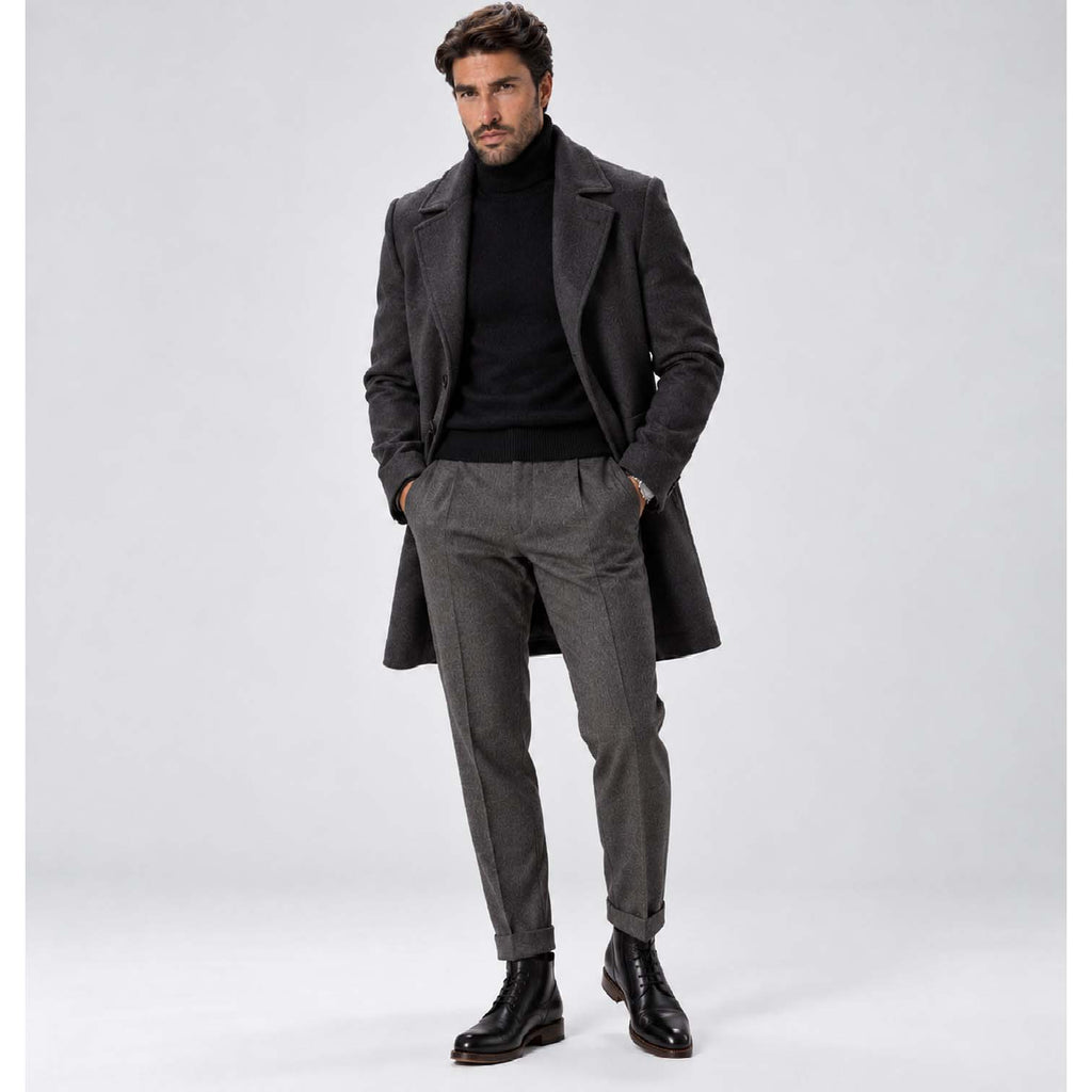 Monvaline | Men's Genuine Leather Ankle Boots - Stylish Hand-Finished Comfortable Footwear