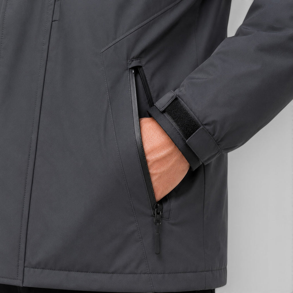 Monvaline | Men's Hooded Waterproof Windproof Insulated Jacket