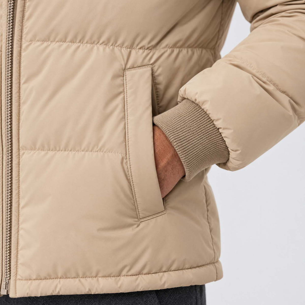Monvaline | Men's Hooded Puffer Jacket Padded Winter Coat