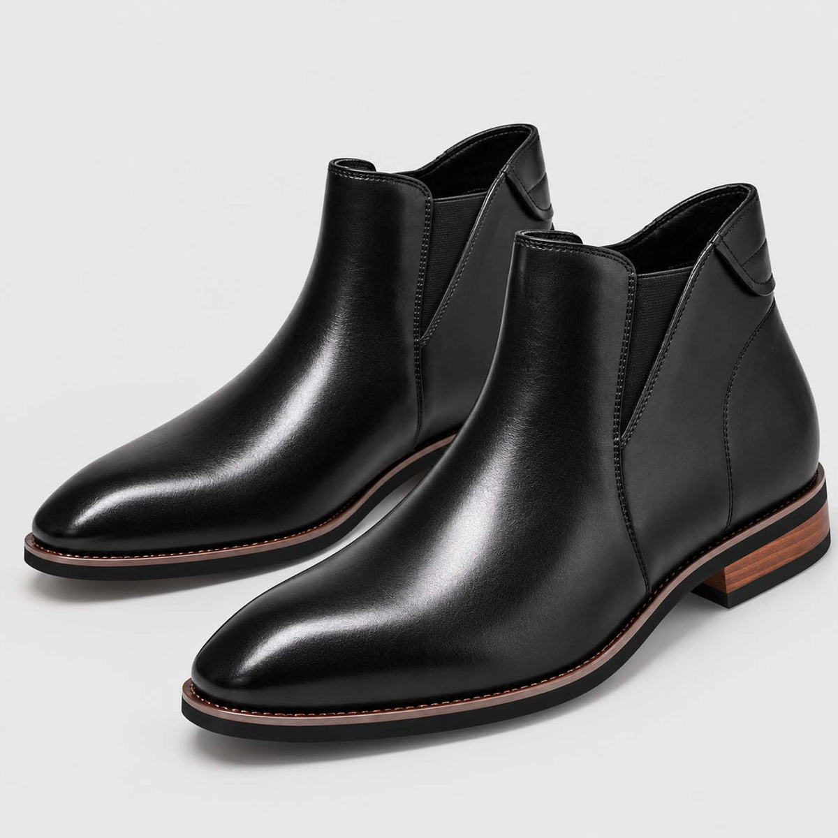 Monvaline | Men's Italian Leather Dress Boots Vintage Style