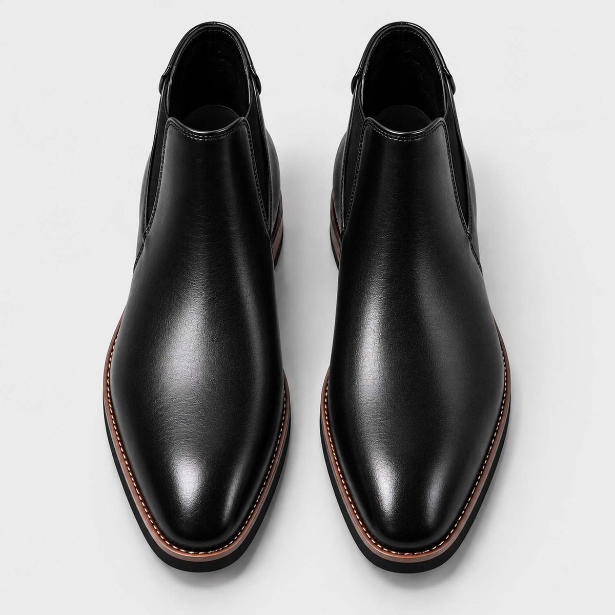 Monvaline | Men's Italian Leather Dress Boots Vintage Style