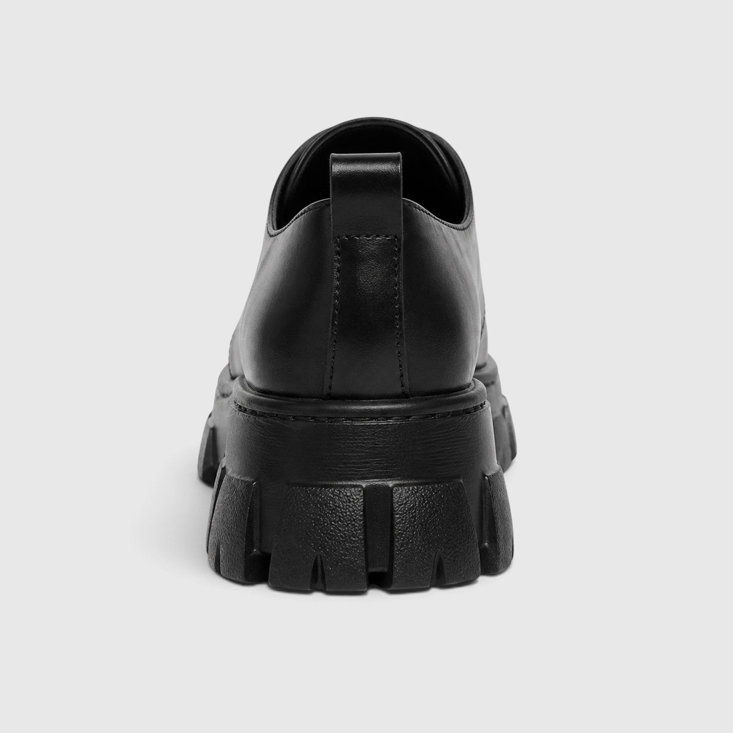 Monvaline | Men's Leather Chunky Sole Casual Loafers