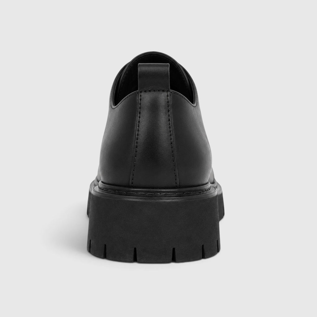 Monvaline | Men's Leather Lace-Up Casual Shoes