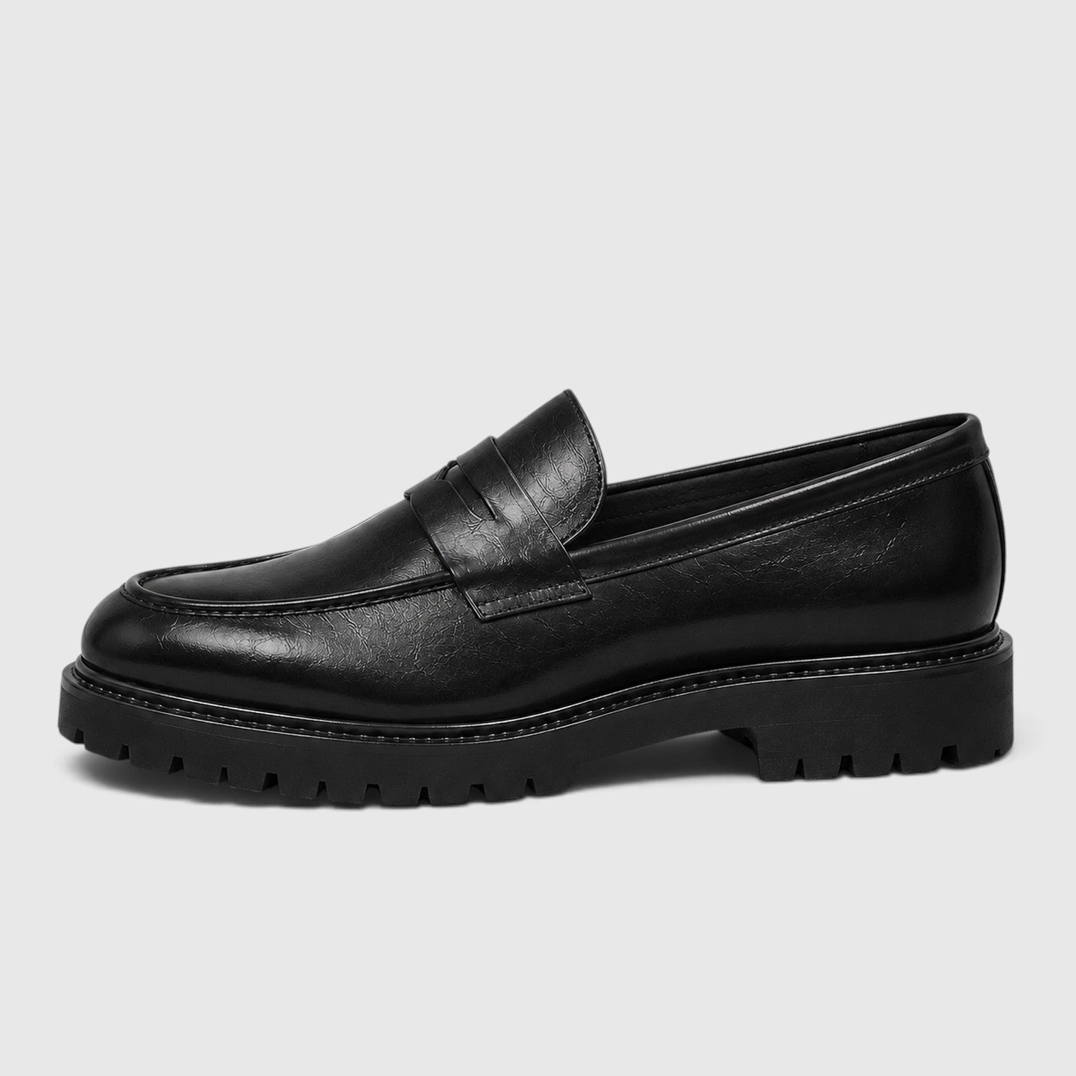 Monvaline | Men's Leather Slip-On Smart Casual Loafers
