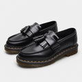 Monvaline | Men's Leather Tassel Loafers Chunky Sole British Style